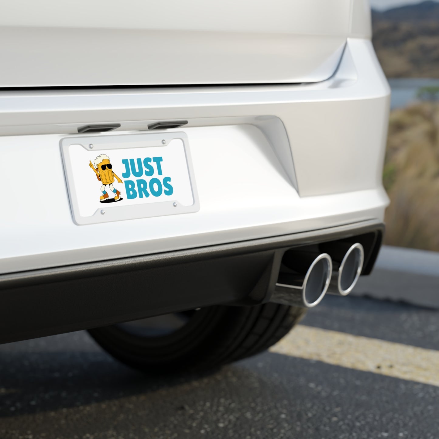 Just Bros License Plate