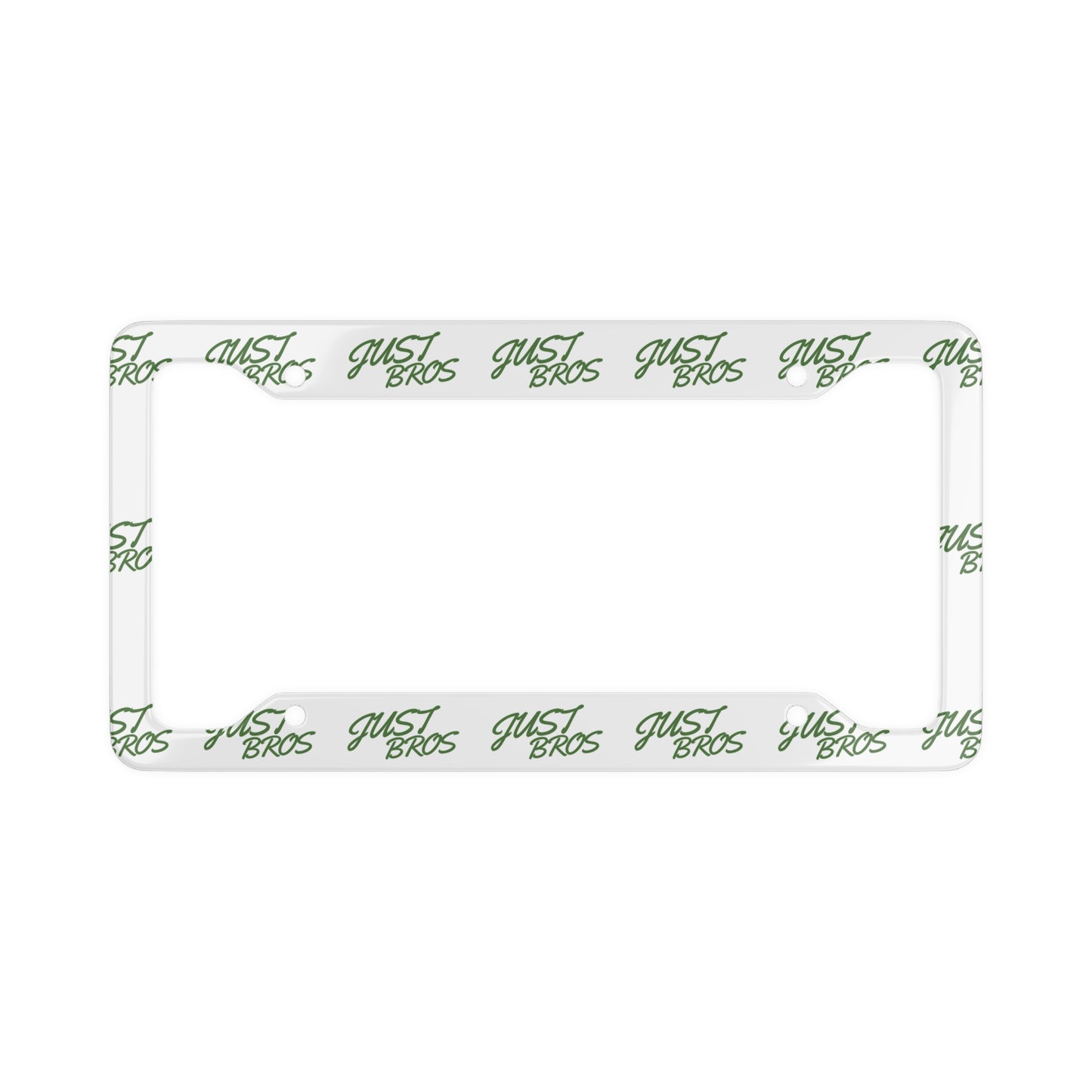 Just Bros License Plate Frame